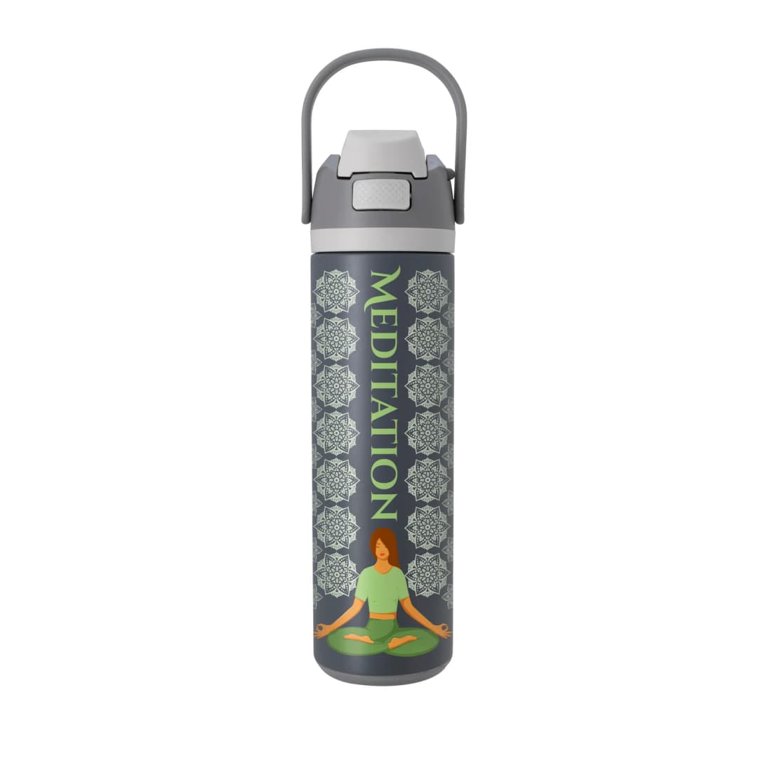 PopFlow Recycled Stainless Steel Sport Bottle - 25 oz.