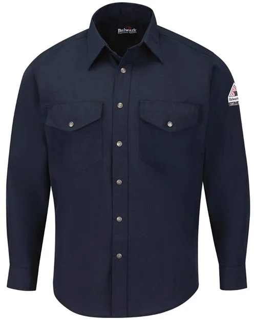 Bulwark Men's Tall Snap-Front Uniform Shirt - Nomex® IIIA 4.5 oz.