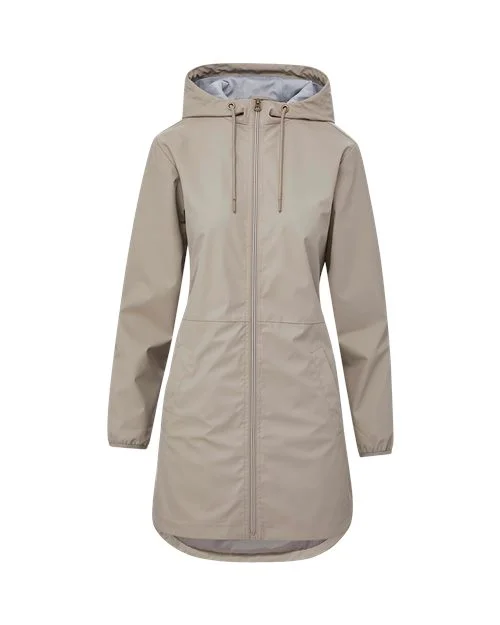 MV Sport Women's Vintage Hooded Rain Jacket