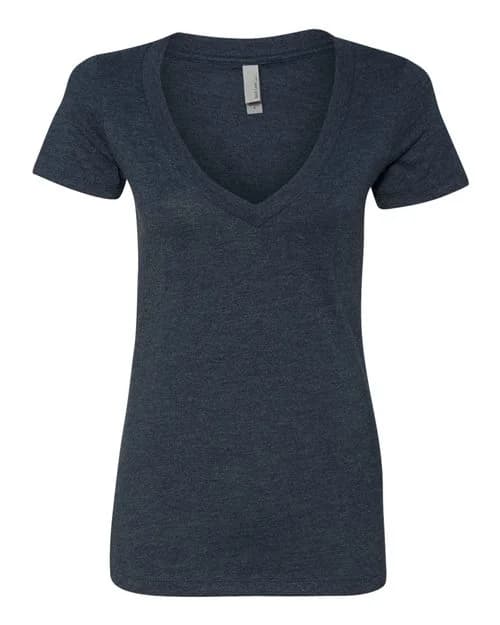 Next Level Women’s CVC Deep V-Neck T-Shirt