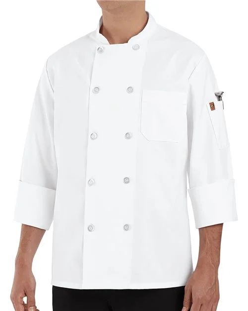 Chef Designs Ten Pearl Button Chef Coat