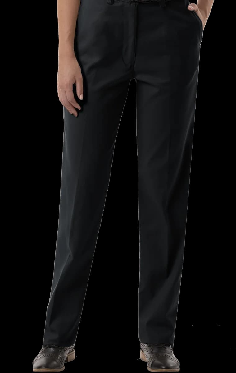 Blue Generation Ladies' Scotchgard Twill Flat Front Pant