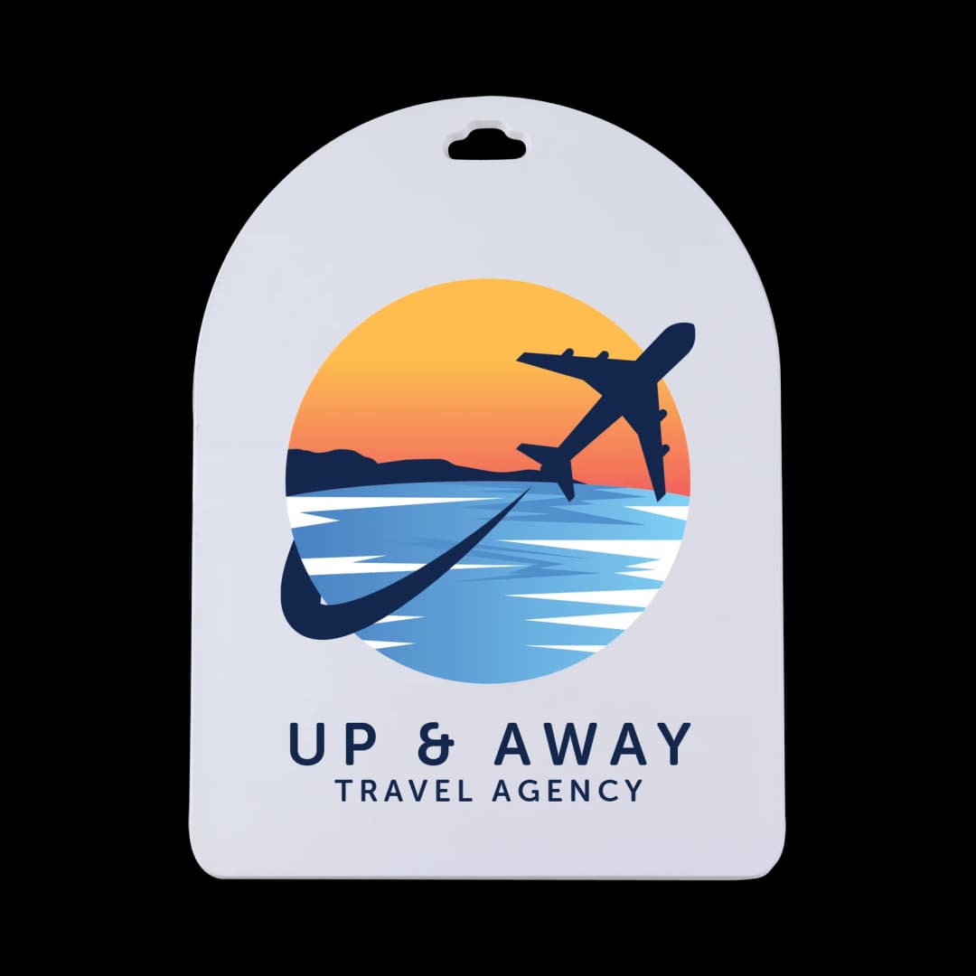 Oval Top Golf Bag Tag