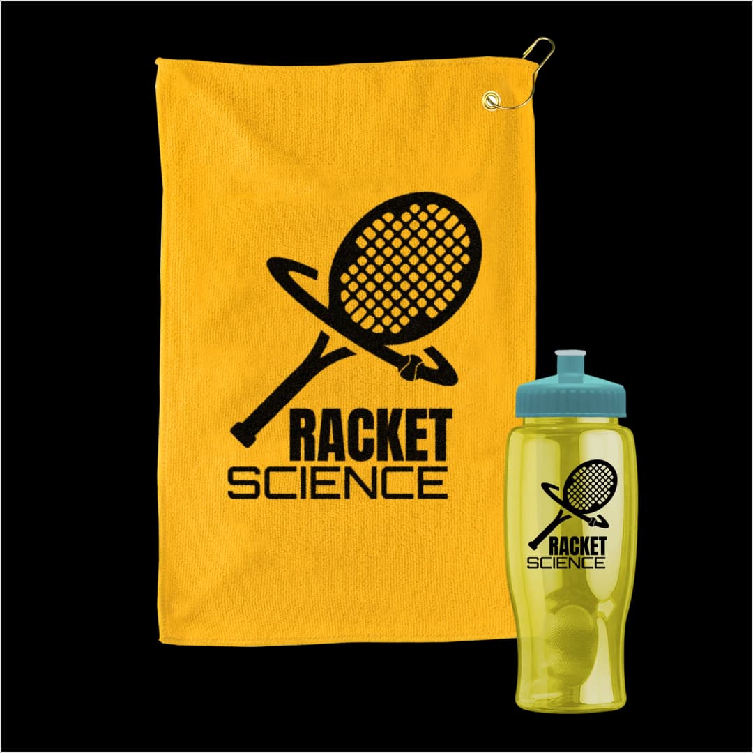Microfiber Golf Towel in a Bottle