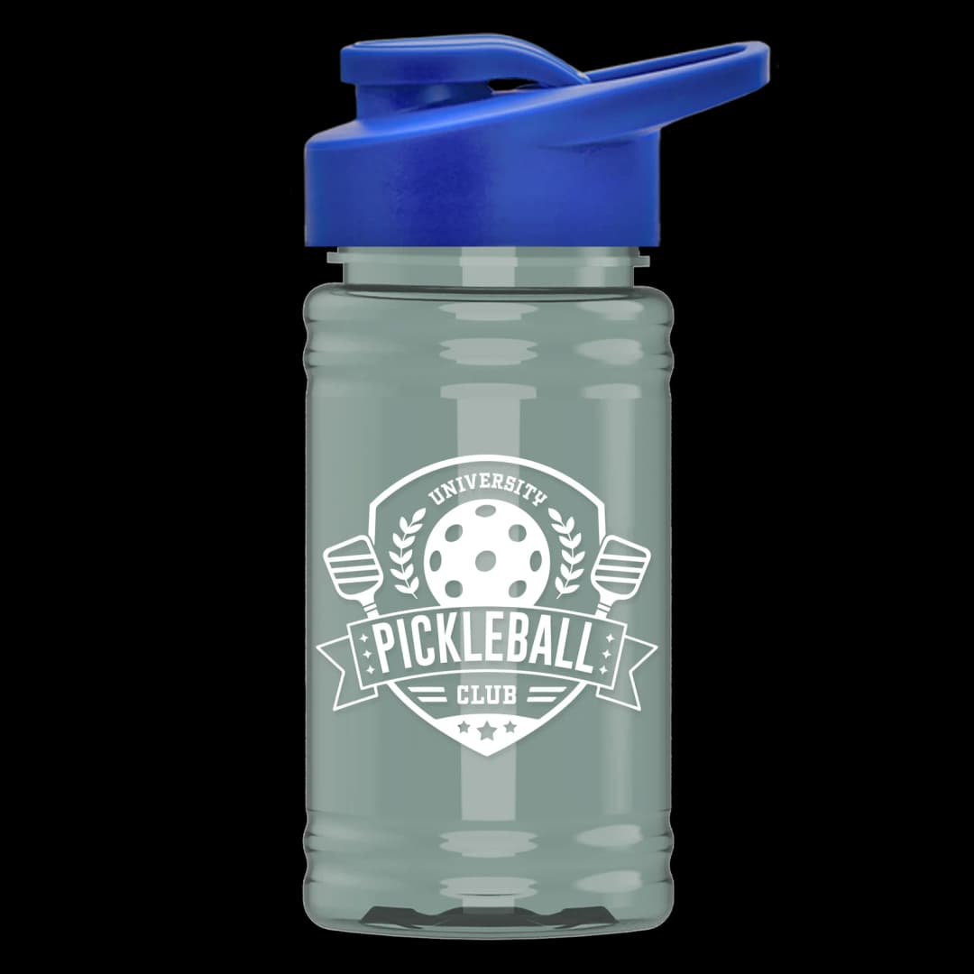 Mini RPET Bottle with Drink-Thru Lid - 16 oz.