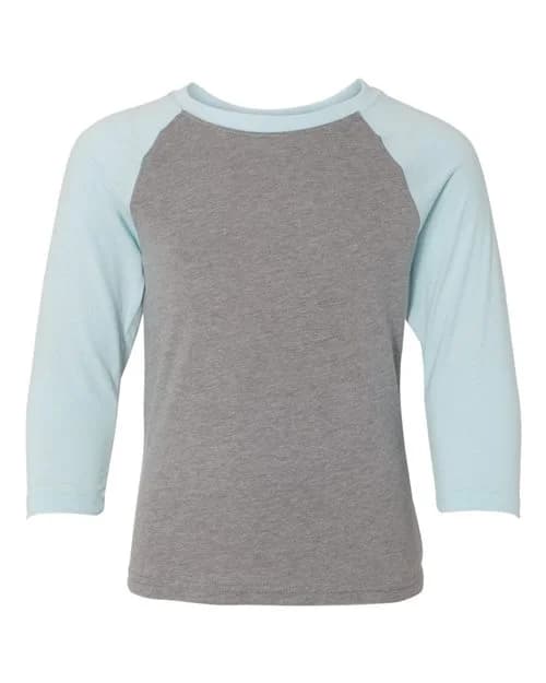 Next Level Youth CVC Three-Quarter Sleeve Raglan T-Shirt