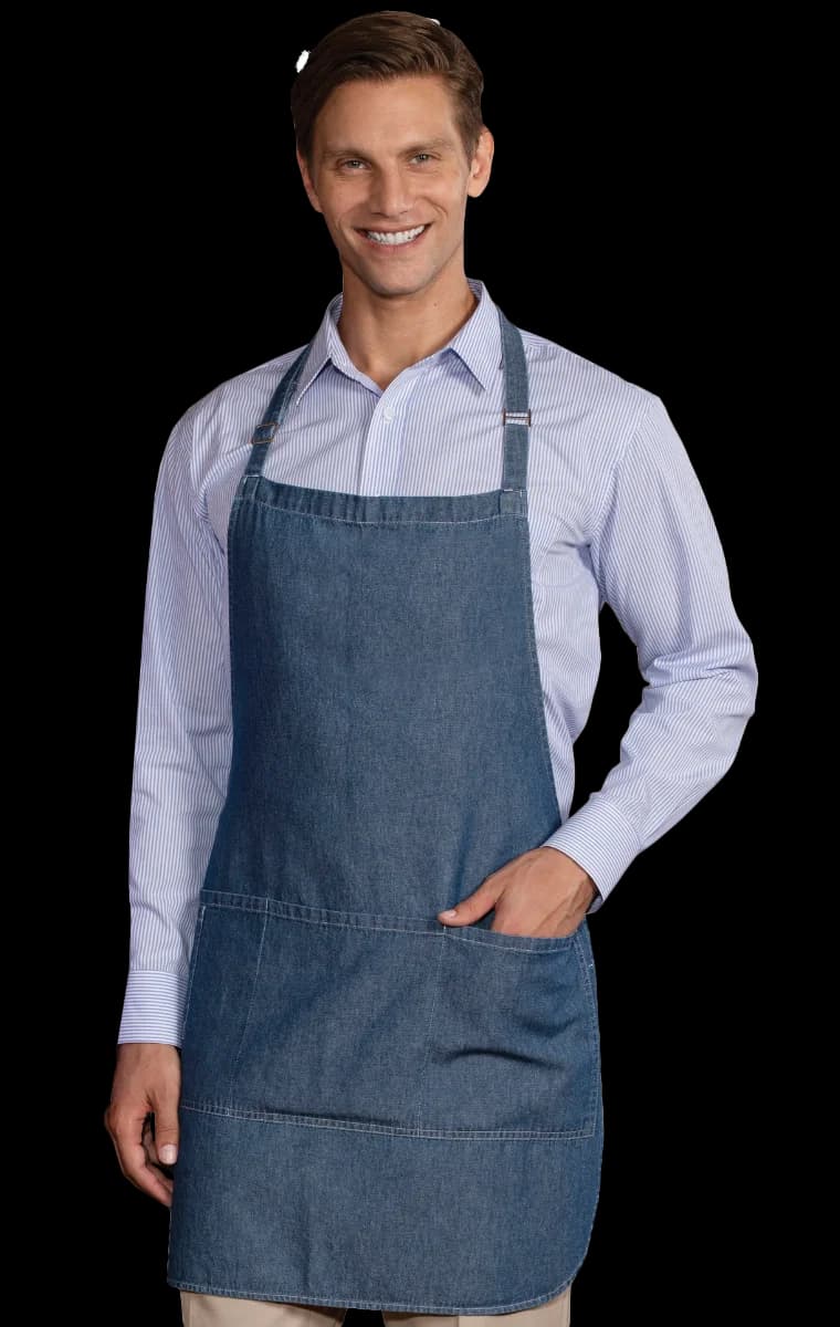 Blue Generation Cotton Denim Bib Apron