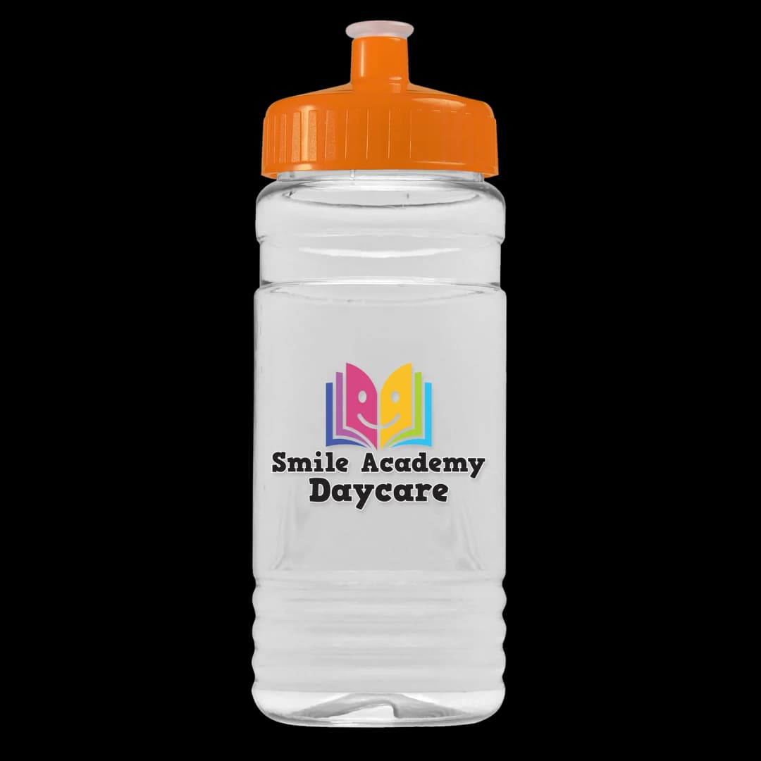 Clear Bottle with Push-Pull Lid - 20 oz.