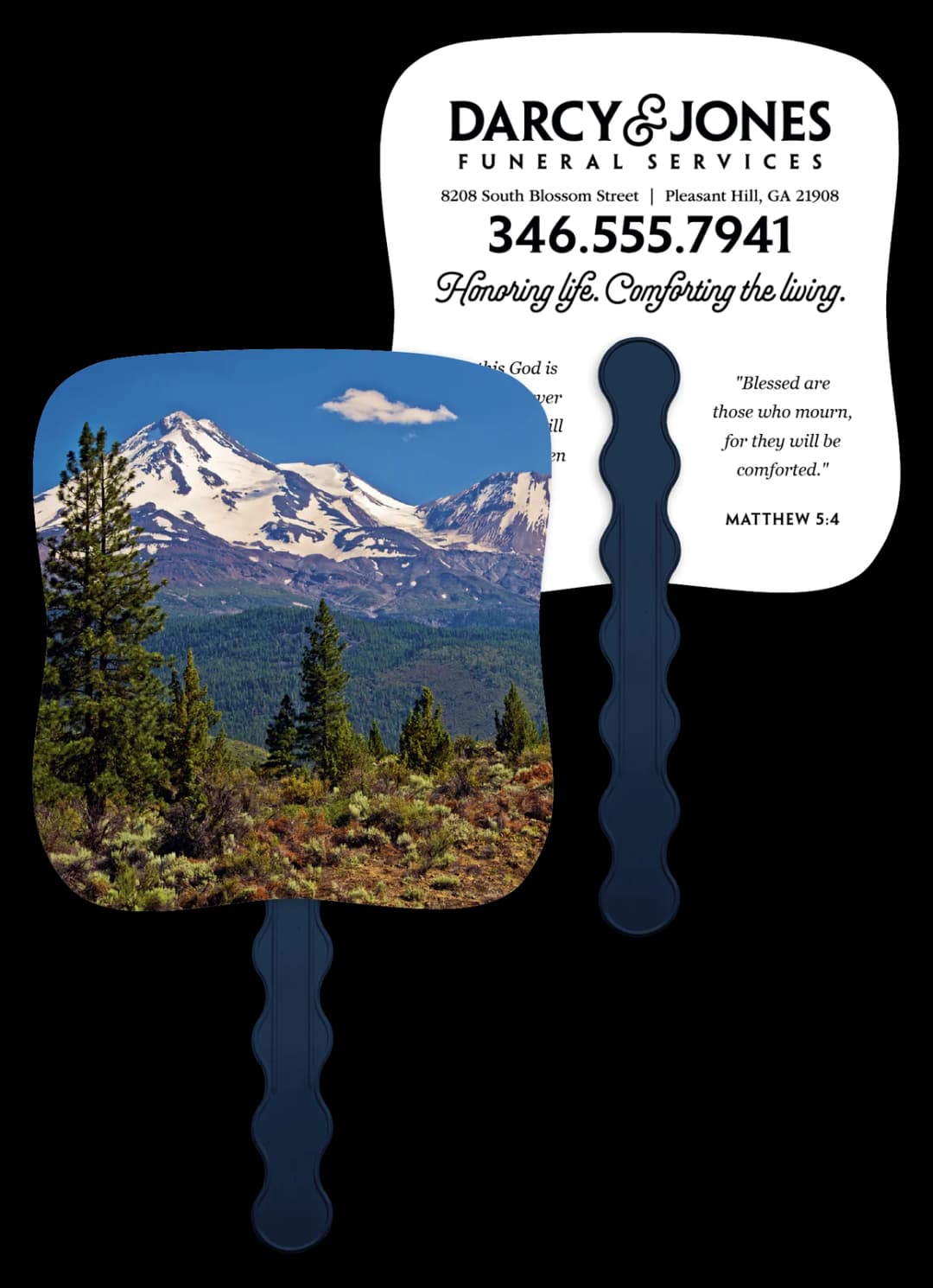 Peak Reflections - Pictorial Fan