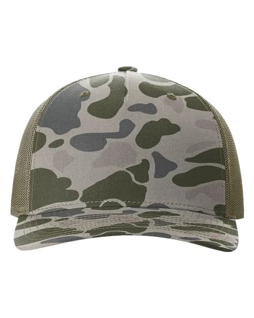 Richardson Printed Five-Panel Trucker Cap