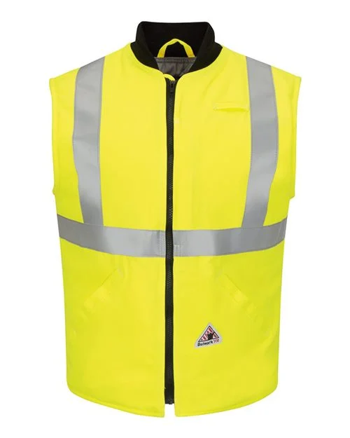 Bulwark Men's Hi Vis Insulated Vest with Reflective Trim - CoolTouch®2