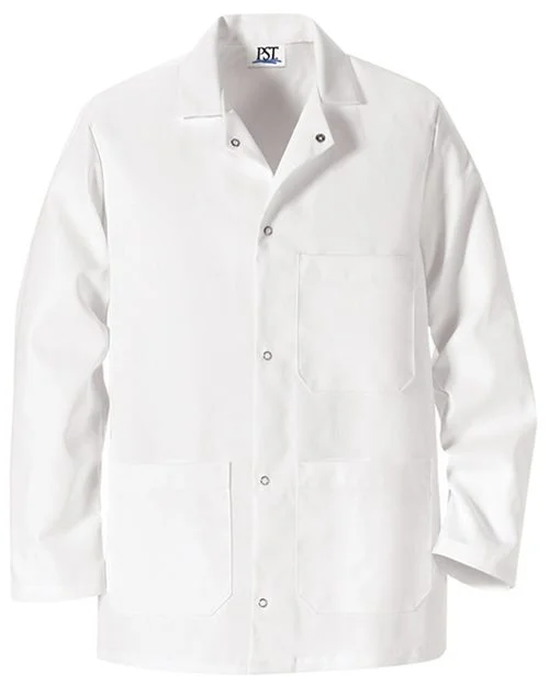Chef Designs Gripper Front Short Butcher Coat