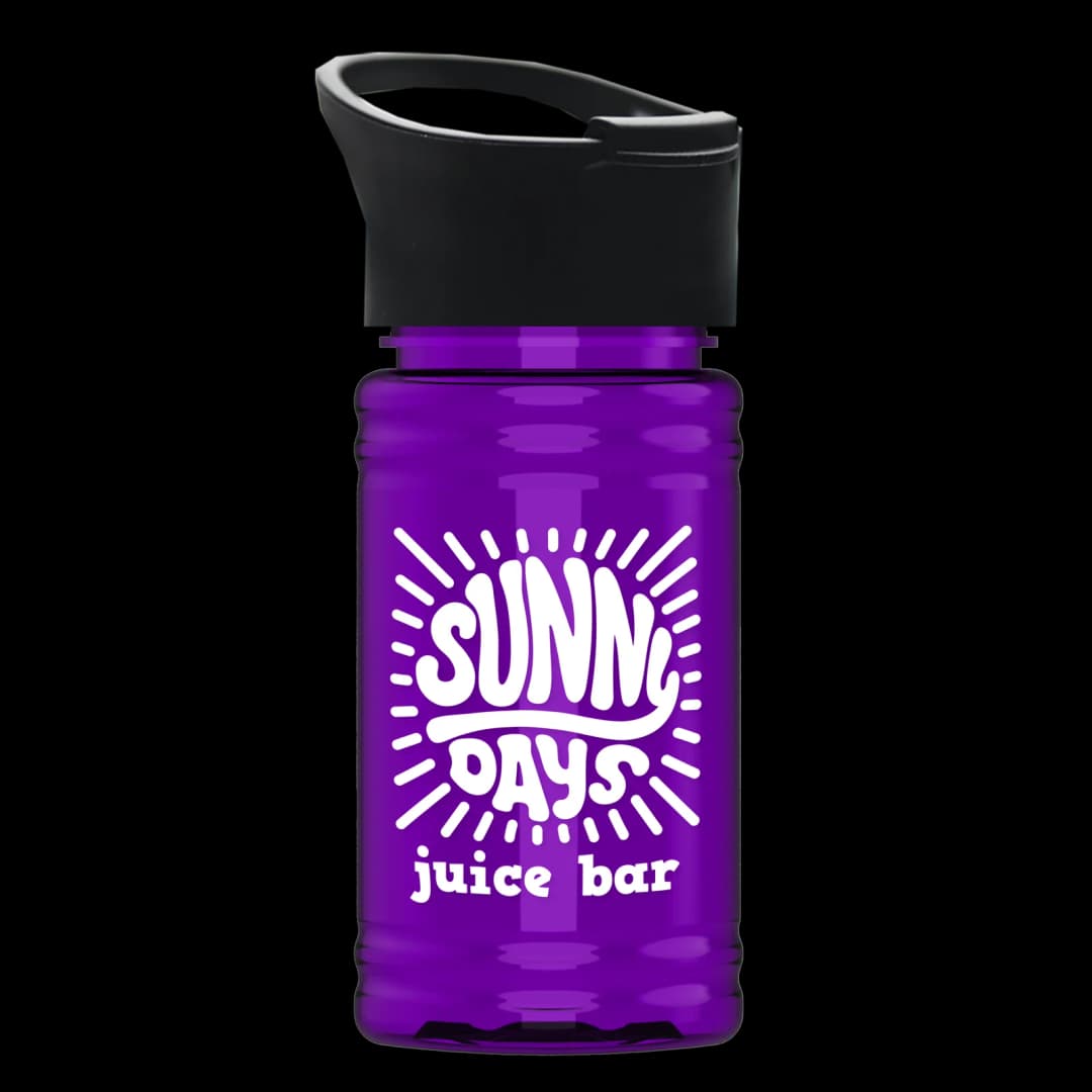 Mini RPET Bottle with Pop-Up Lid - 16 oz.