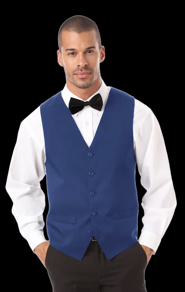 Blue Generation Adult Scotchgard Treated Twill Bistro Vest