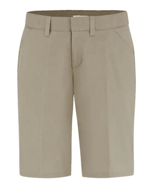 Dickies Women's Flat Front Shorts