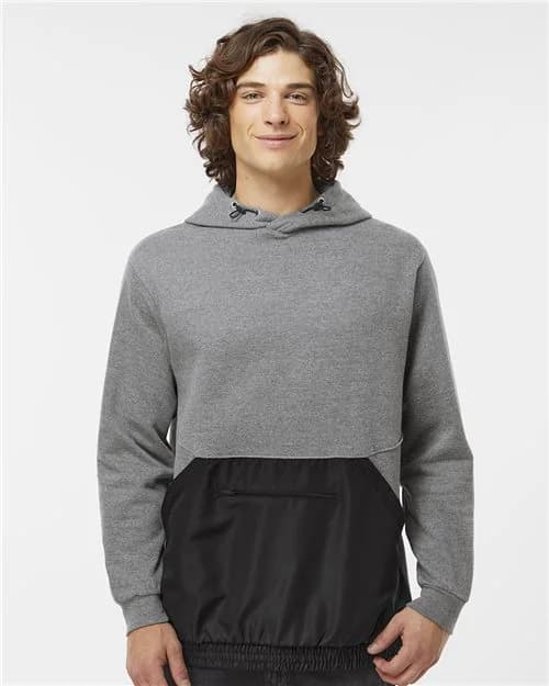 MV Sport Unisex Mixed Media Hooded Sweatshirt