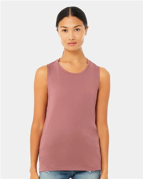 BELLA + CANVAS Women's Flowy Scoop Muscle Tank