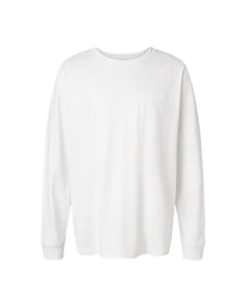 econscious Unisex Reclaimist Fiber Long Sleeve Pocket T-Shirt