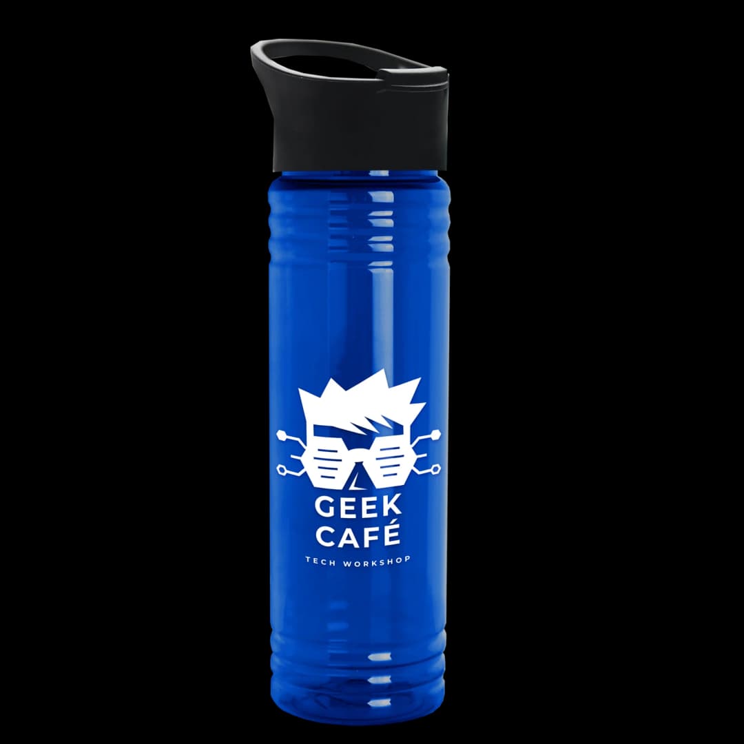 Slim Fit RPET Bottle with Pop-Up Lid - 24 oz.
