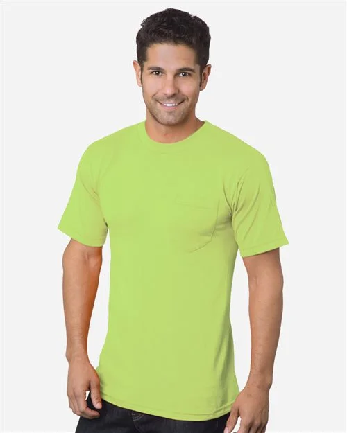 Bayside Unisex USA-Made 50/50 Pocket T-Shirt