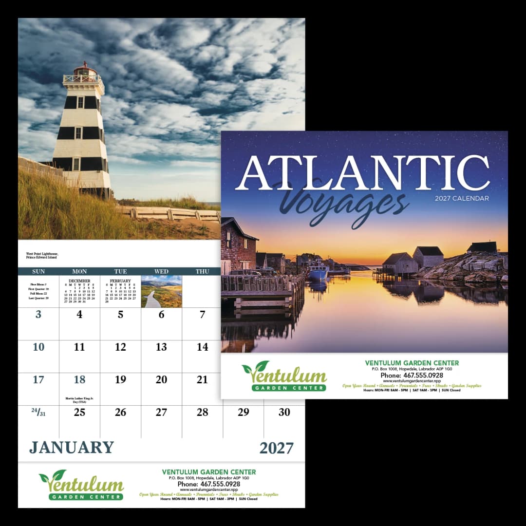 Atlantic Voyages - Stapled Calendar