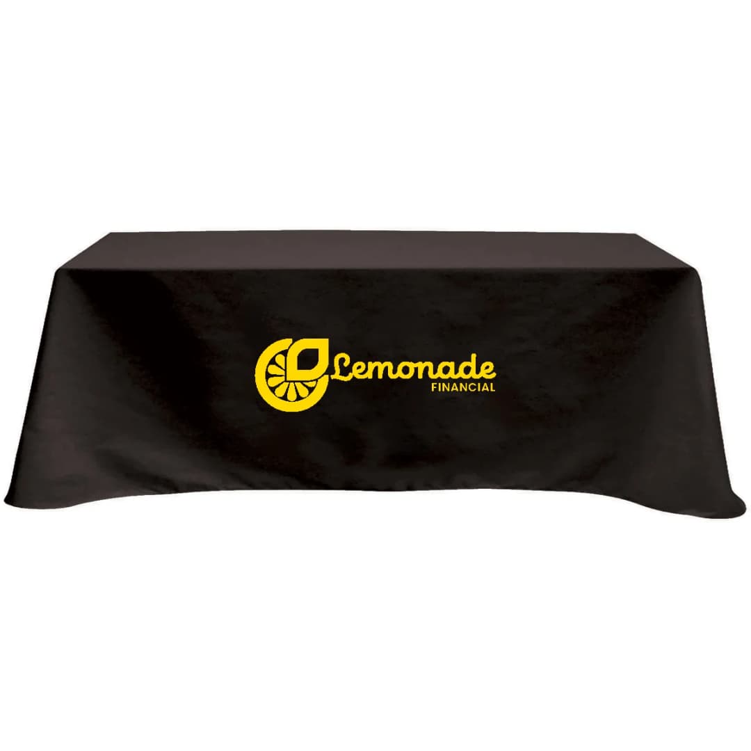 Flat 4-Sided Table Cover - Fits 8 Foot Standard Table: Poly-Cotton