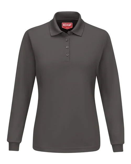 Red Kap Women's Long Sleeve Performance Knit Polo