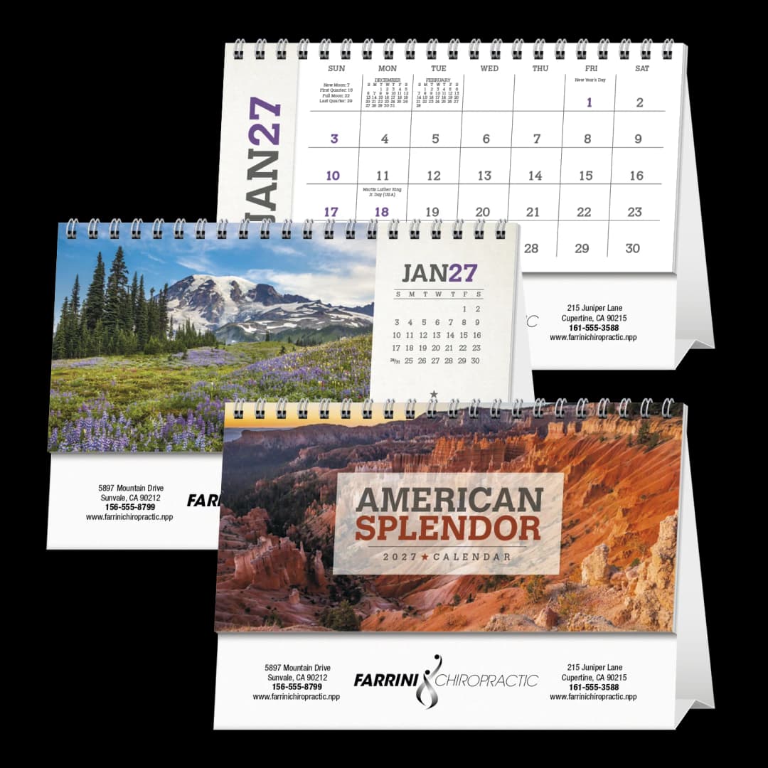 American Splendor Desk Calendar
