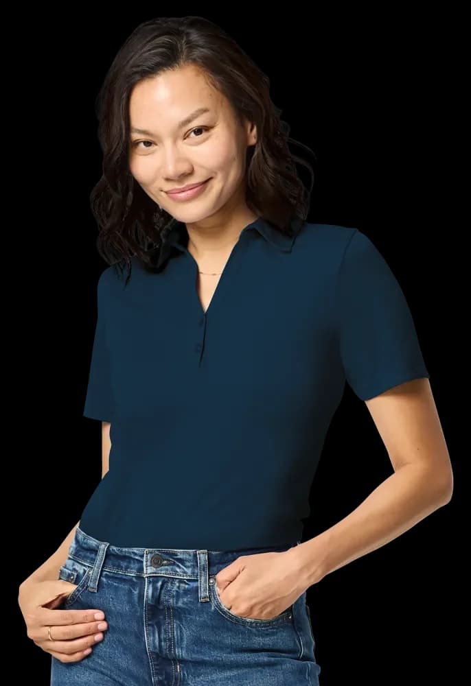 Blue Generation Ladies' Recycled Knit Polo