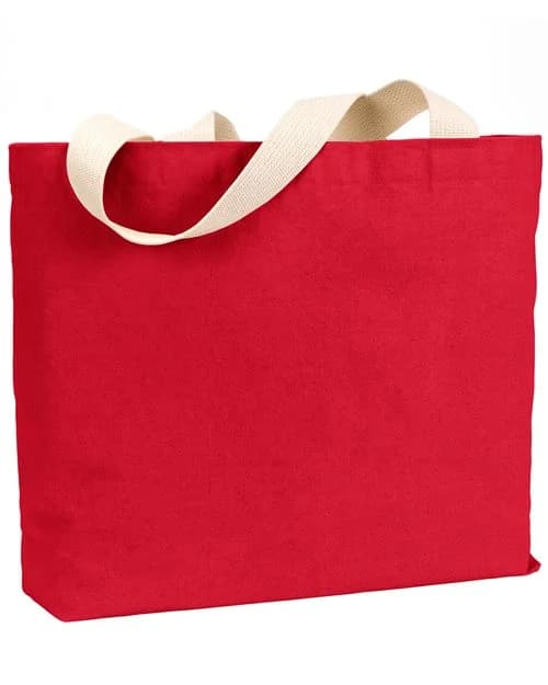 Bayside USA-Made Canvas Jumbo Tote Bag