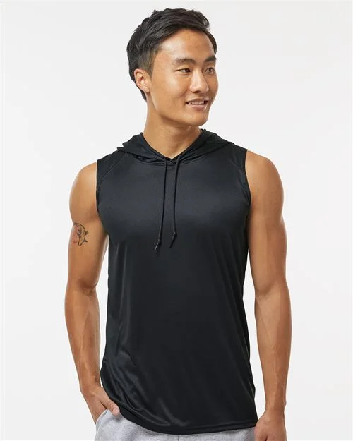 Badger Men's B-Core Sleeveless Hooded T-Shirt