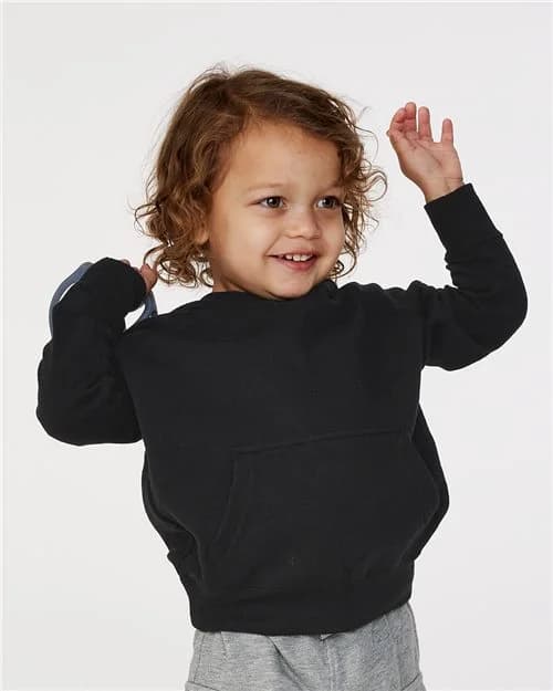 Independent Trading Co. Toddler Special Blend Hooded Raglan Sweatshirt