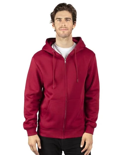 Threadfast Apparel Unisex Fleece Full-Zip Hooded Sweatshirt