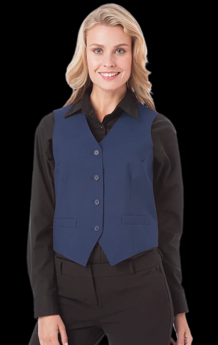 Blue Generation Ladies' Scotchgard Treated Twill Bistro Vest