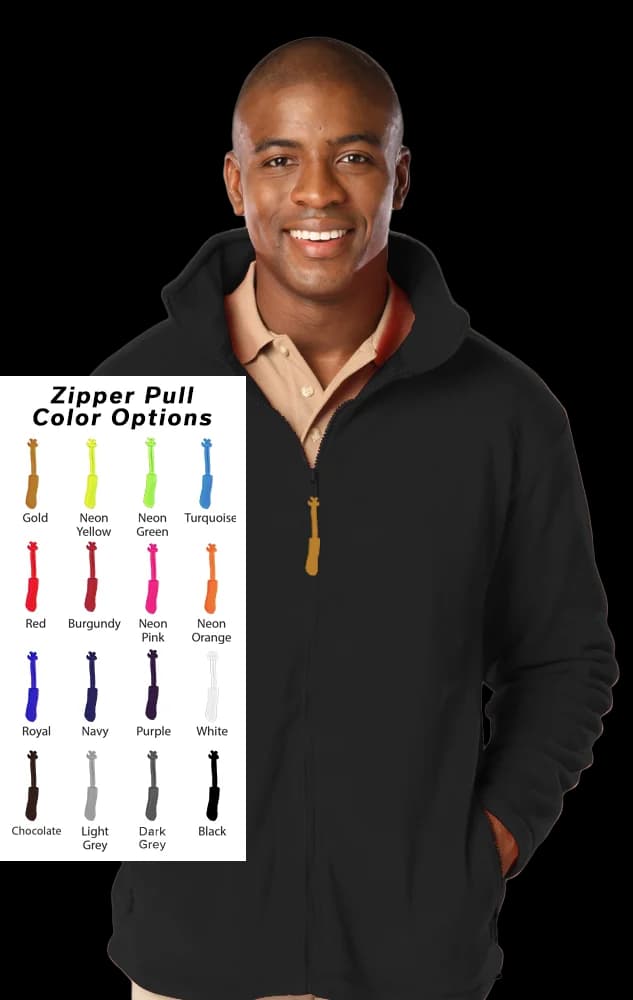 Blue Generation Custom Zipper Pull Polar Fleece Jacket