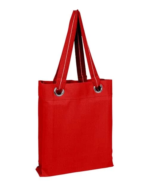 Q-Tees Large Grommet Tote Bag