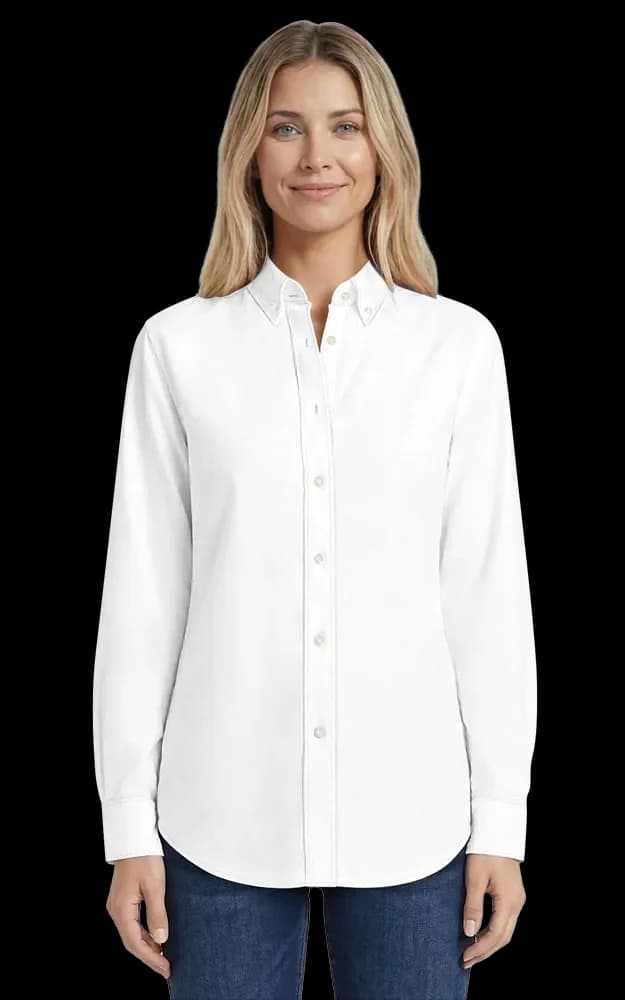 Blue Generation Ladies' L/S Oxford Shirt