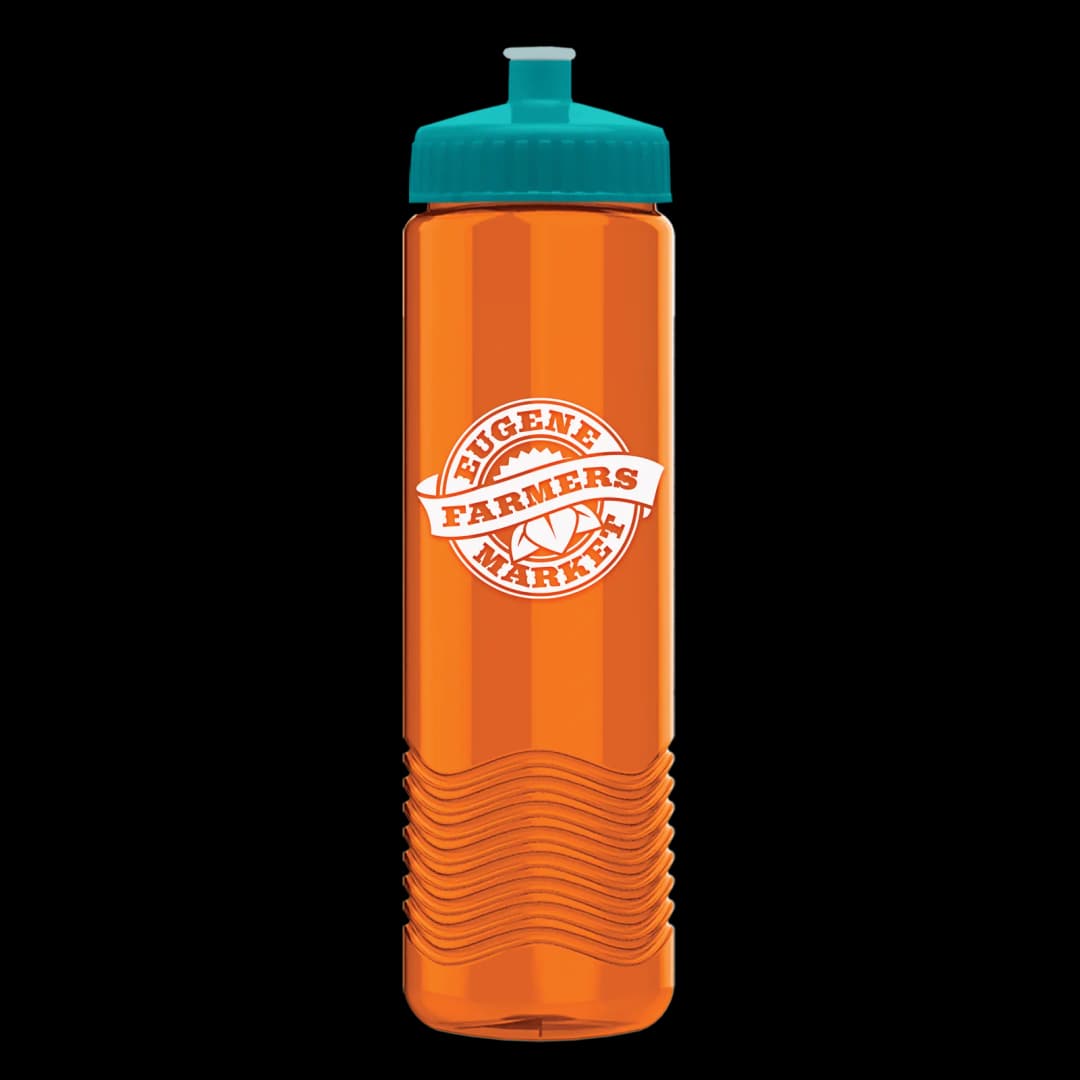 Wave Tritan® Bottle with Push-Pull Lid - 24 oz.