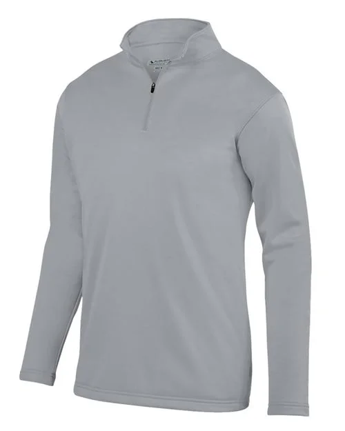 Augusta Sportswear Youth Wicking Fleece Quarter-Zip Pullover