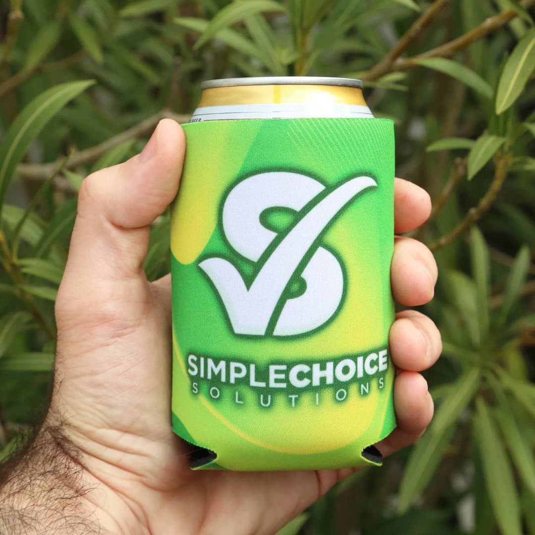 Full Color Neogreen™ Recycled Can Cooler