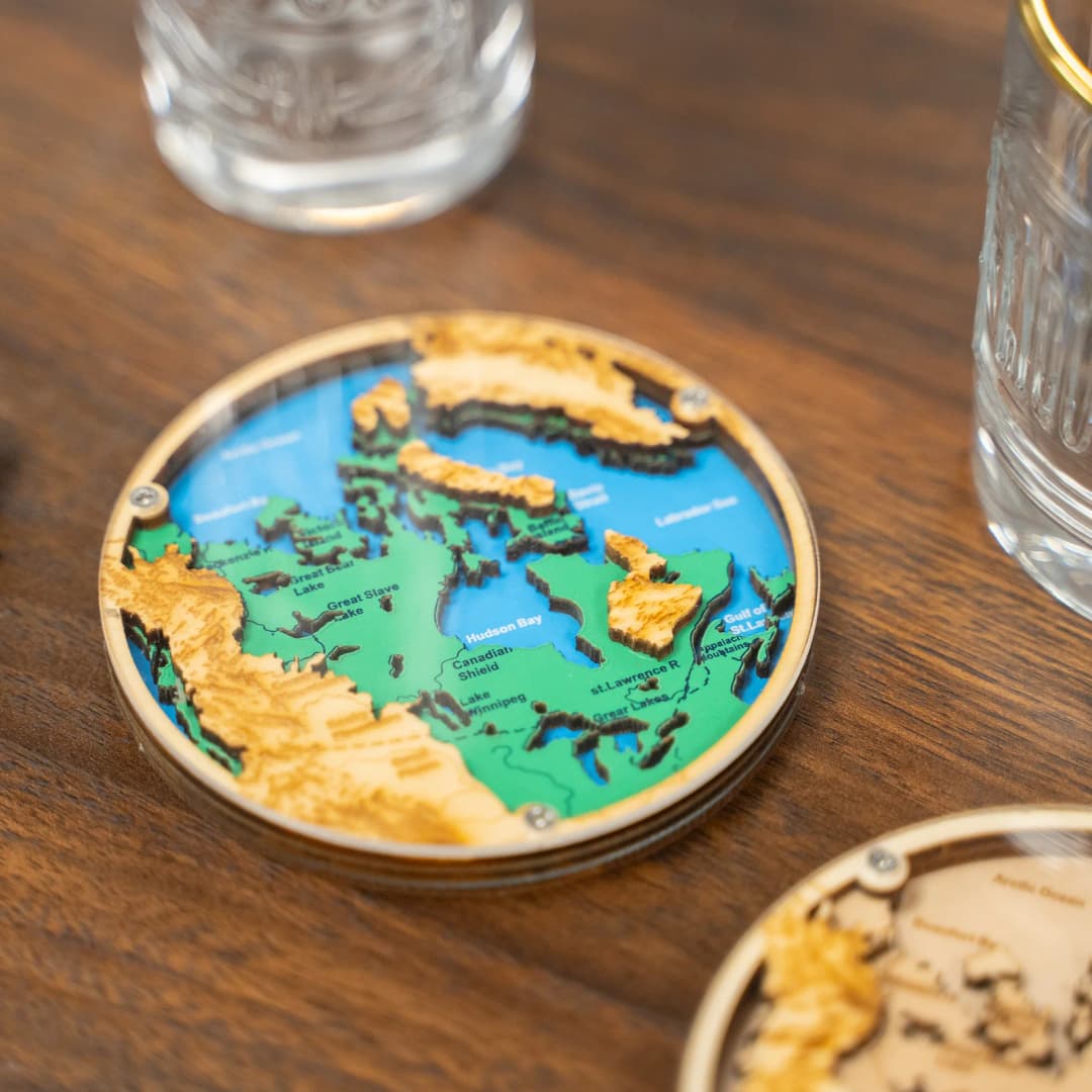 Layered Wood Coaster