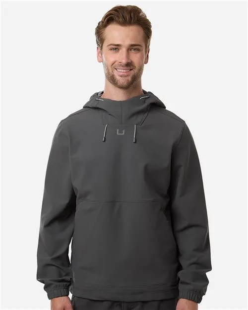 HUK Men's Breaker Soft Shell Hooded Pullover