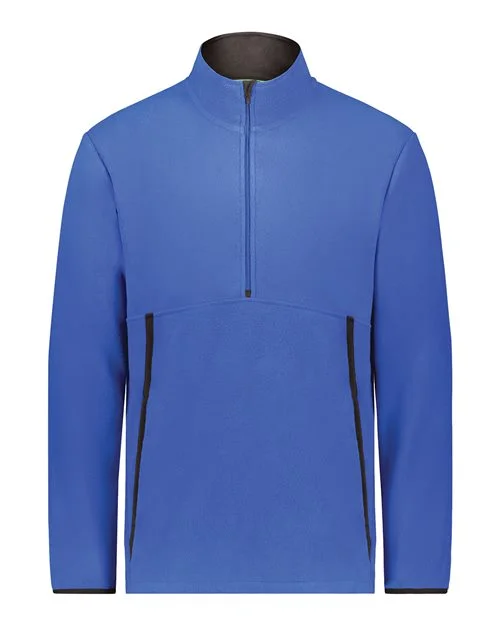 Augusta Sportswear Youth Eco Revive™ Polar Fleece Quarter-Zip Pullover