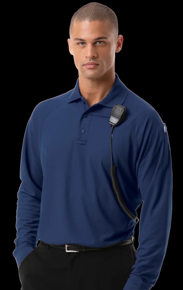 Blue Generation Adult L/S Tactical Polo
