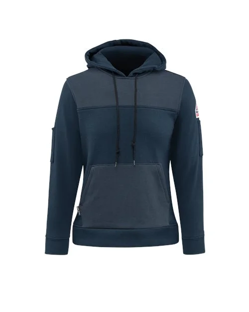 Bulwark Women's Flame-Resistant Fleece Hooded Sweatshirt