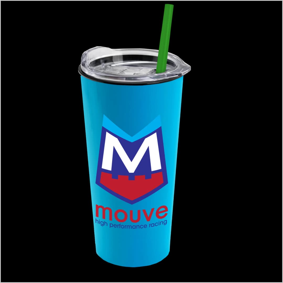 Roadmaster Travel Tumbler with Slider Lid and Straw - 18 oz.