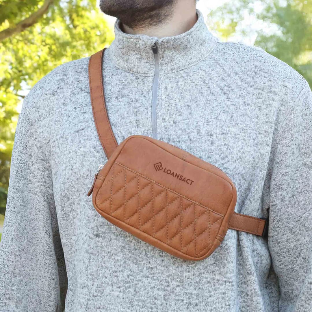 Brea Canyon Leather Cross Body Bag