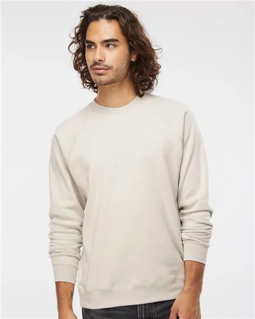 Independent Trading Co. Unisex Special Blend Raglan Crewneck Sweatshirt