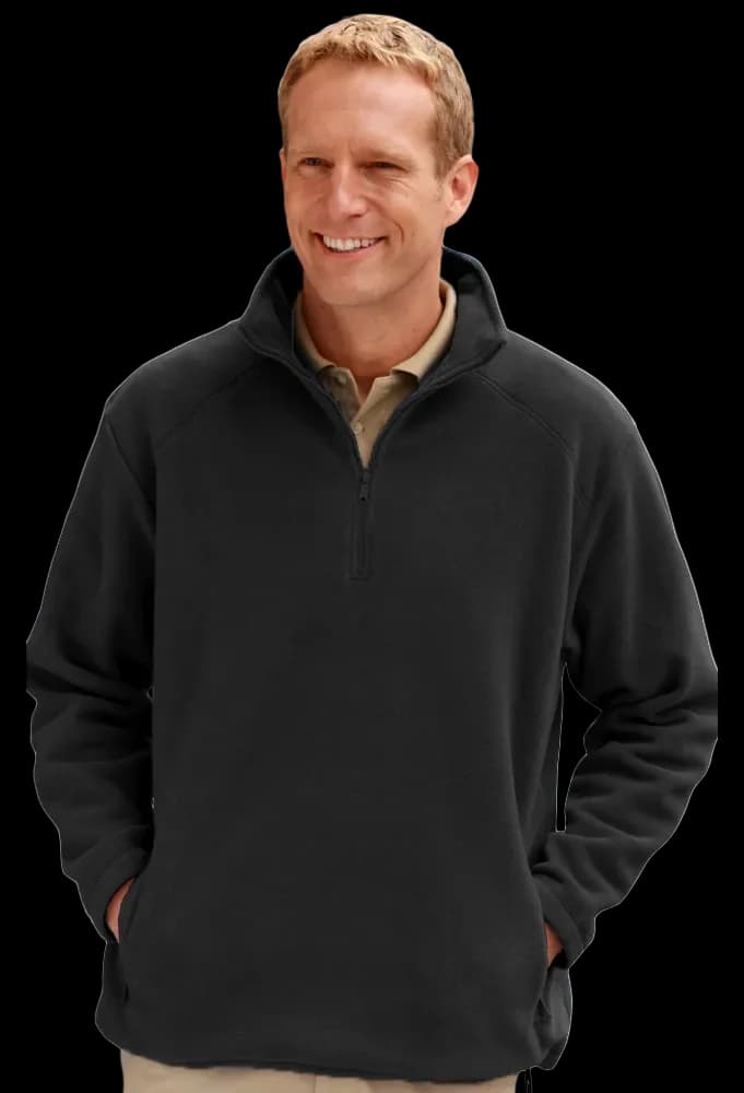 Blue Generation Adult Micro Fleece Zip Pullover