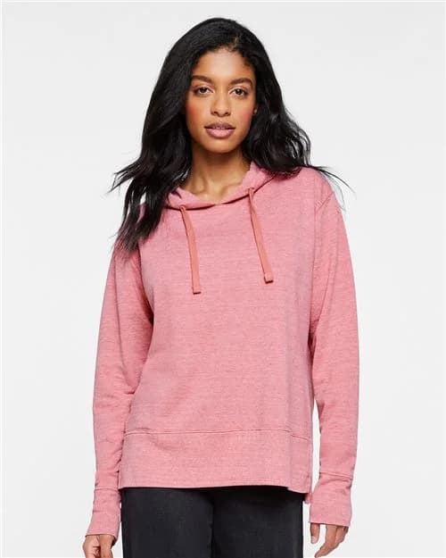 LAT Women's Vintage Wash Hoodie Sweatshirt